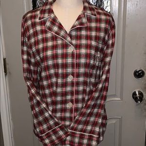 Lauren by Ralph Lauren Plaid PJ Top!
